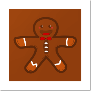 Cute Gingerbread Cookie Posters and Art